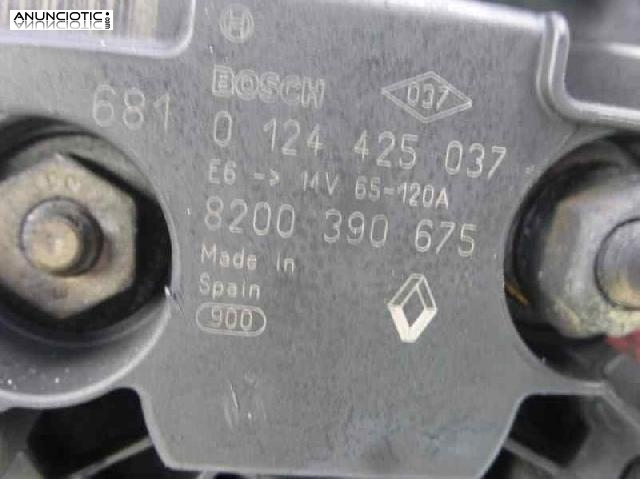 Alternador tipo 8200390675 de renault -