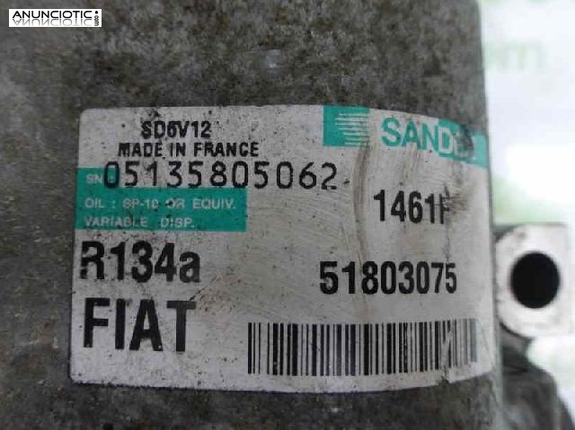 Compresor a/a tipo 51803075 de fiat -