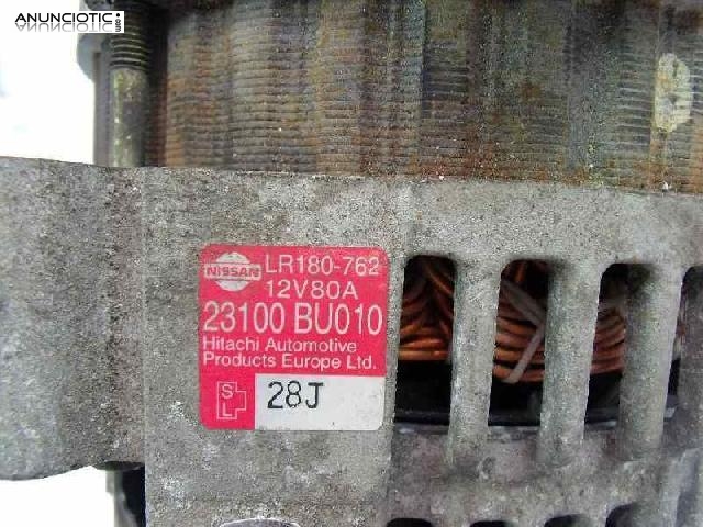 Alternador tipo 23100bu010 de nissan -