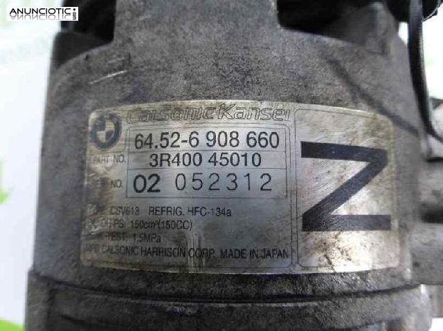 Compresor a/a tipo 64526908660 de bmw -