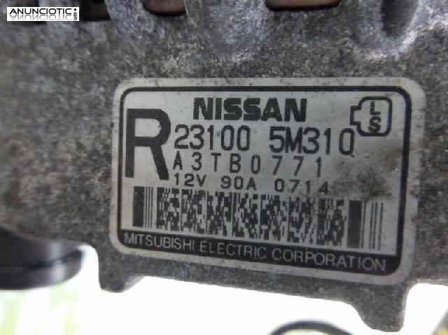 Alternador tipo 231005m310 de nissan -