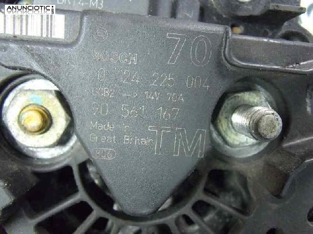 Alternador tipo 90561167 de opel - astra