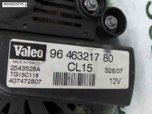 Alternador tipo 9646321780 de peugeot -