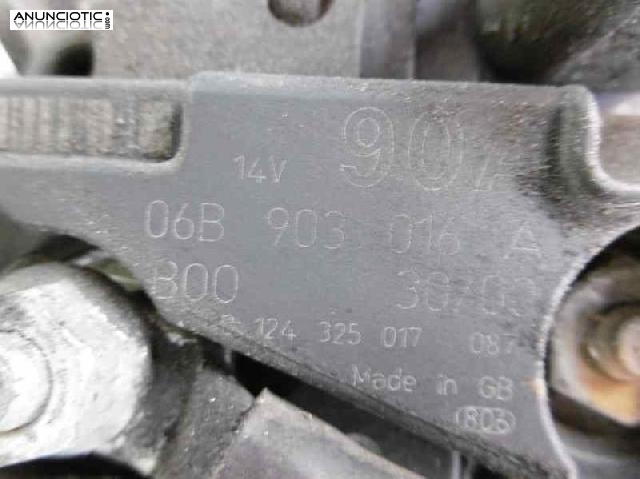 Alternador tipo 06b903016a de volkswagen