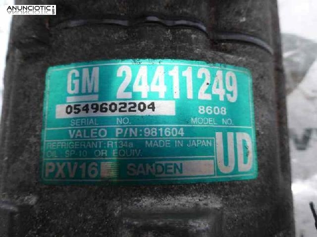 Compresor a/a tipo 24411249 de saab -