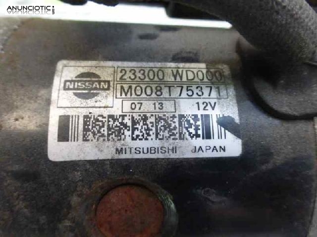 Motor arranque tipo 23300wd000 de nissan