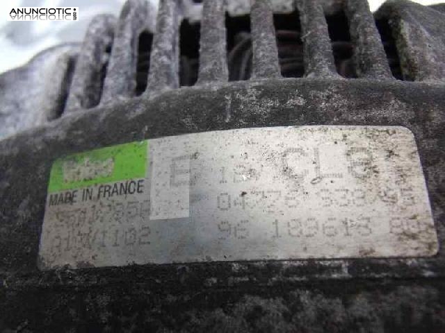 Alternador tipo 04776s3095 de peugeot -