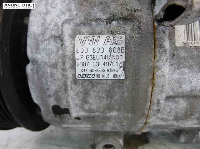 Compresor a/a tipo 6q0820808b de skoda -