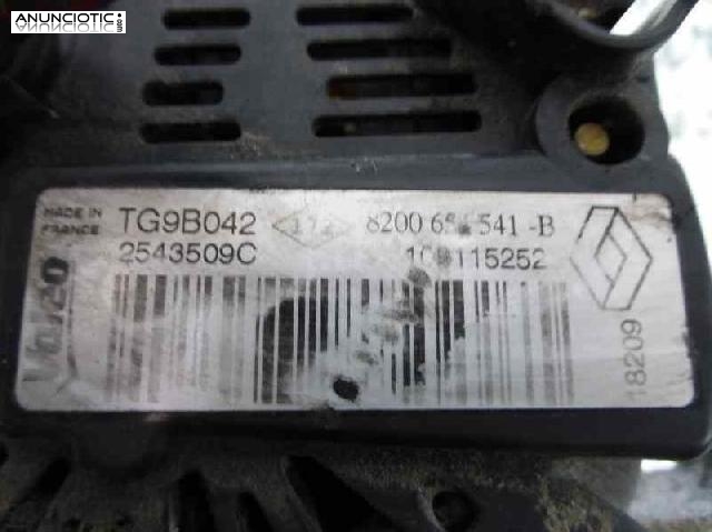 Alternador tipo 8200654541b de renault -