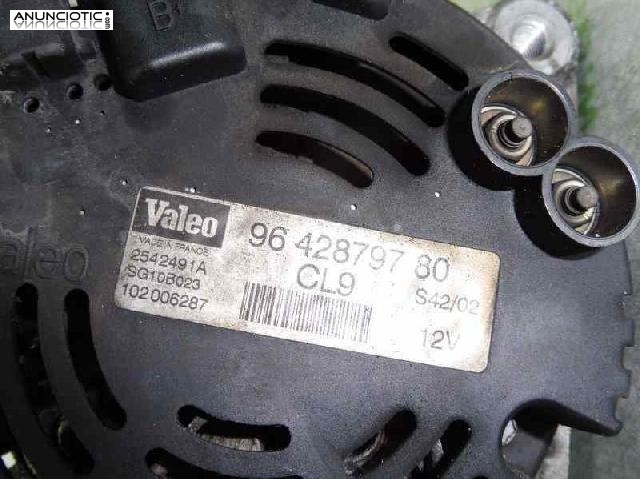 Alternador tipo 9642879780 de peugeot -