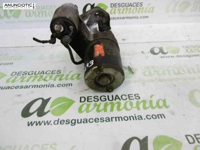 Motor arranque tipo 8971177700 de opel -