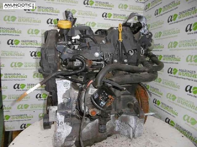 Motor completo tipo k9kt766 de renault -