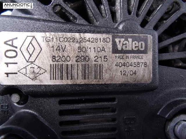 Alternador tipo 8200692868 de renault -