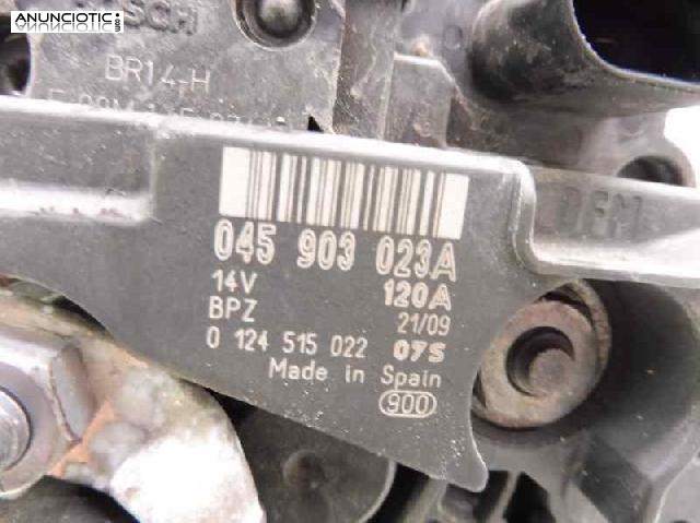 Alternador tipo 045903023a de volkswagen