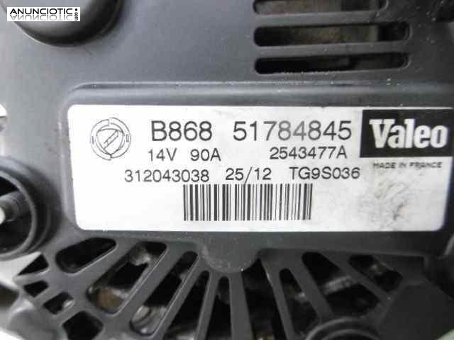 Alternador tipo 51784845 de citroen -