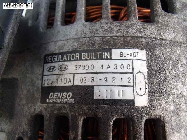 Alternador tipo 373004a300 de kia -