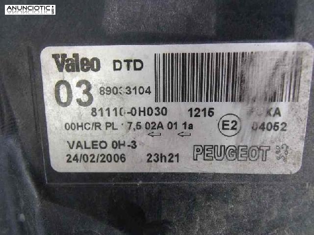 Faro der. de peugeot - 107