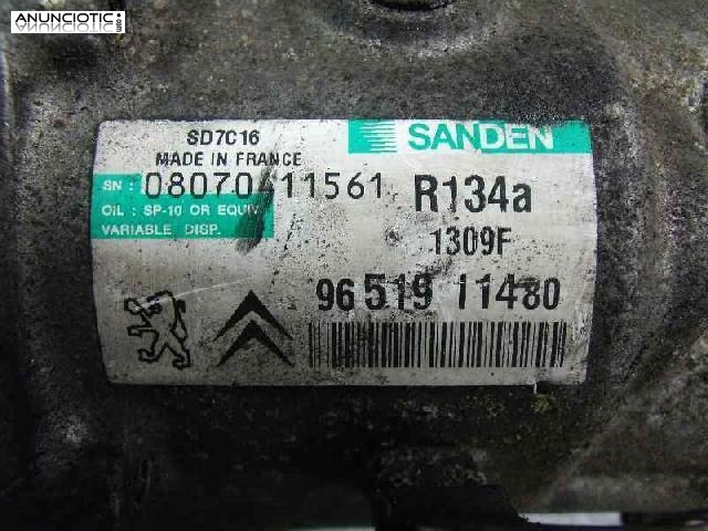 Compresor a/a tipo 9651911480 de citroen