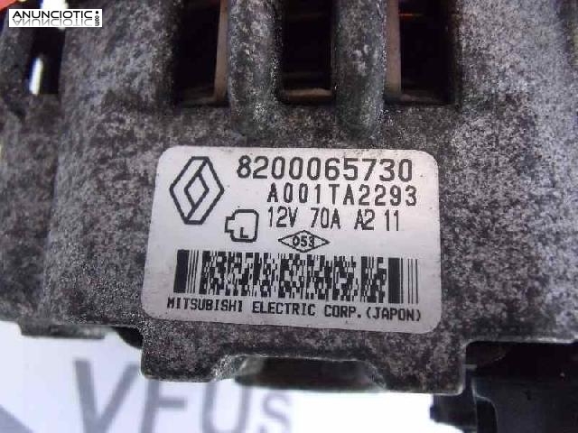 Alternador tipo 8200065730 de renault -