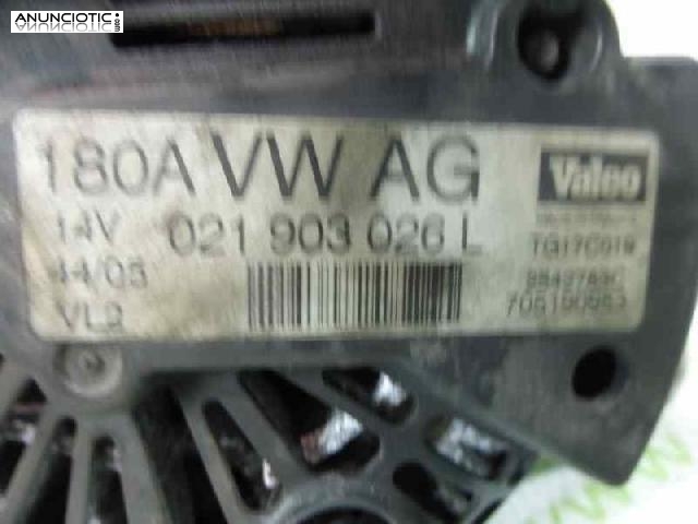 Alternador tipo 021903026l de volkswagen