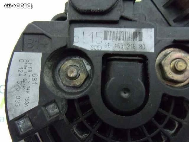 Alternador tipo 9646321880 de peugeot -