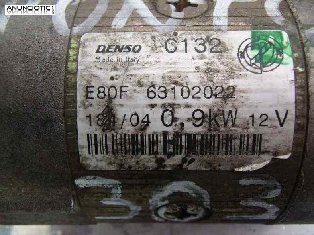 Motor arranque tipo 63102022 de fiat -