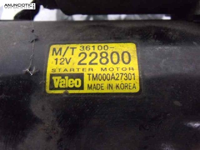 Motor arranque tipo 9948byz de hyundai -