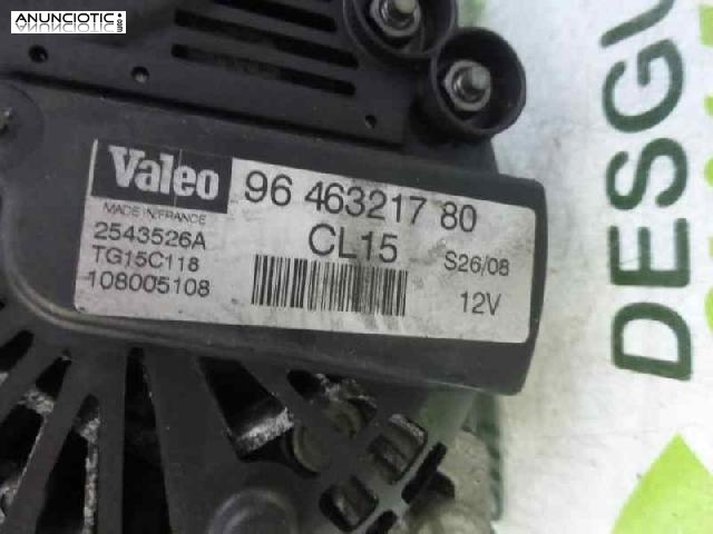 Alternador tipo 9646321780 de peugeot -