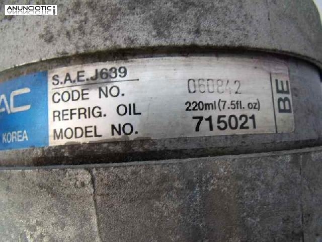 Compresor a/a tipo 060842 de daewoo -