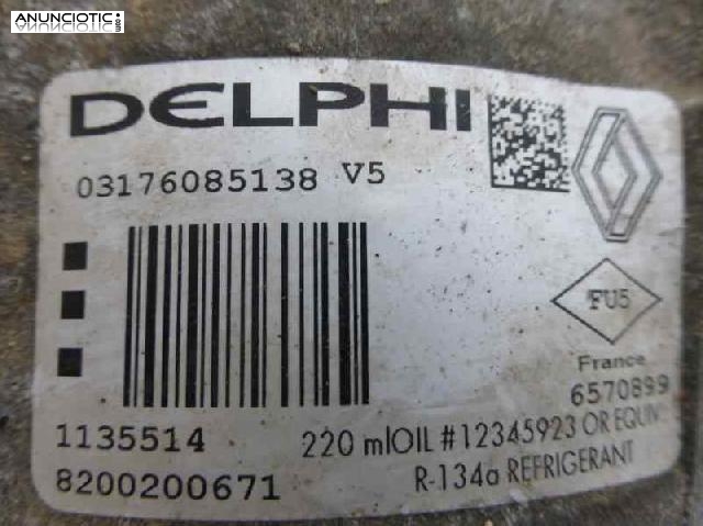 Compresor a/a tipo 8200200671 de opel -