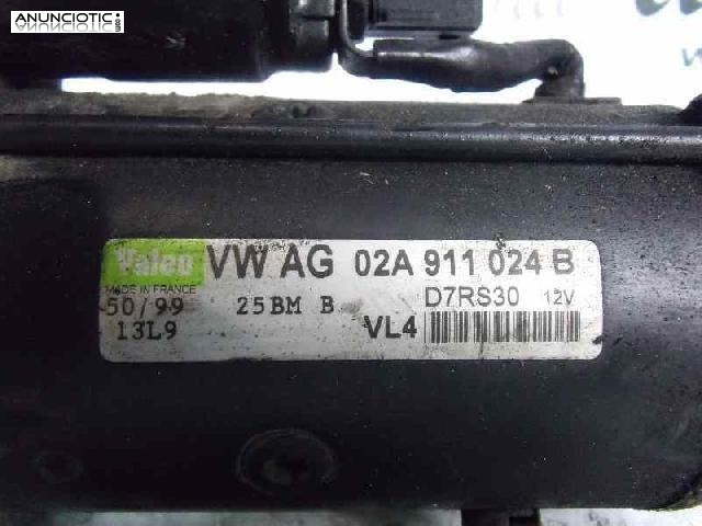 Motor arranque tipo 02a911024b de audi -