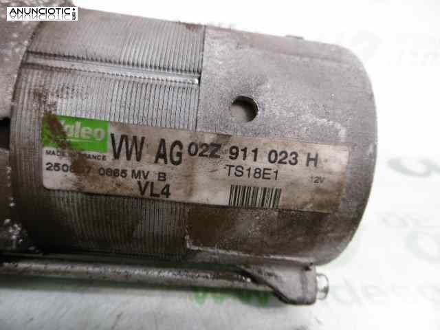 Motor arranque tipo 02z911023h de skoda