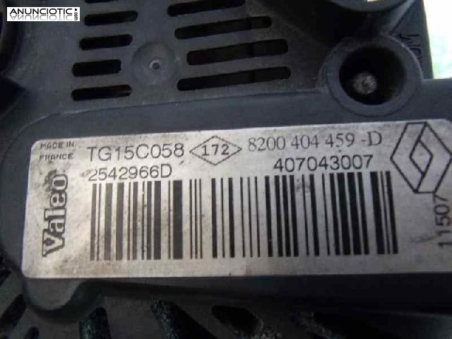 Alternador tipo 2542966d de renault -