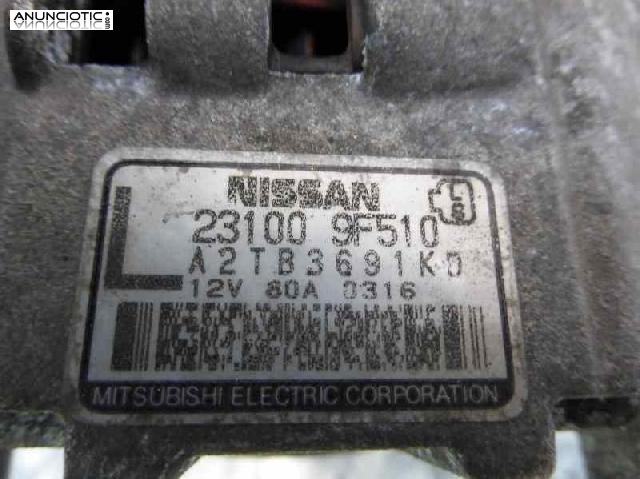 Alternador tipo 231009f510 de nissan -