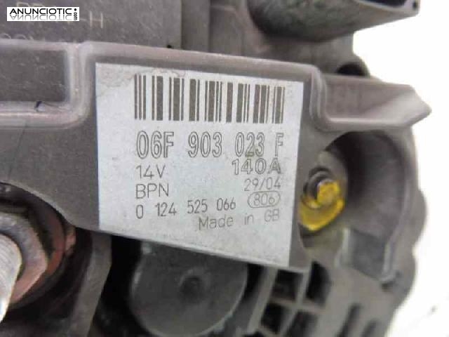 Alternador tipo 06f903023f de audi - a3