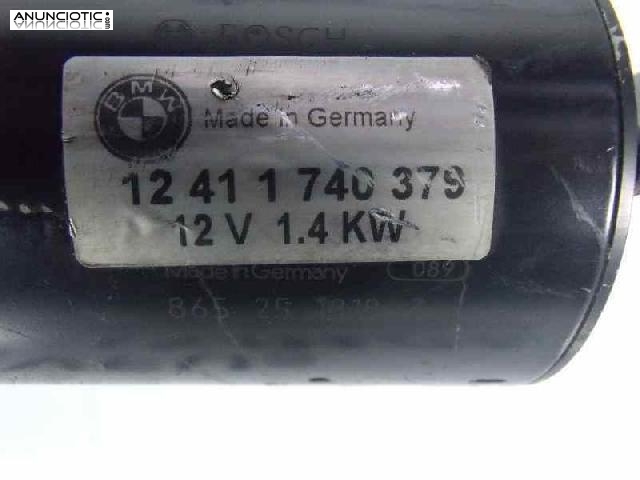 Motor arranque tipo 12411740379 de bmw -