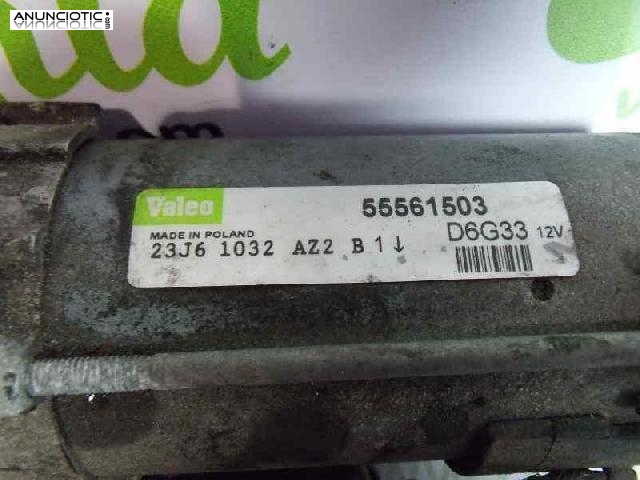 Motor arranque tipo 93191079 de opel -