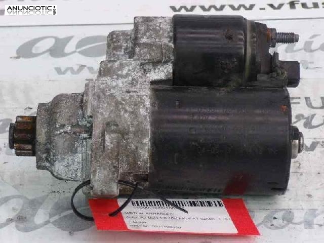 Motor arranque tipo 0001120400 de audi -