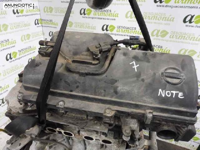 Motor completo tipo de nissan - note