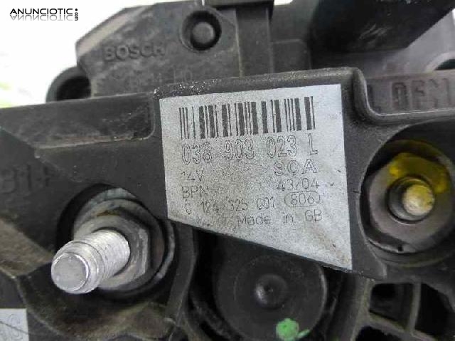 Alternador tipo 038903023l de skoda -