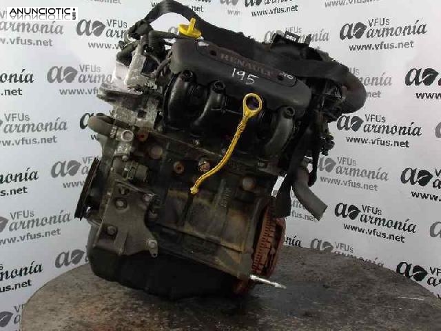 Motor completo tipo d7fg726 de renault -