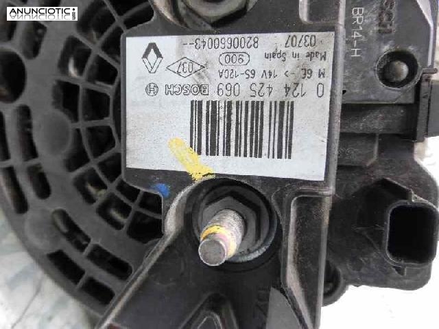 Alternador tipo 8200660043 de renault -