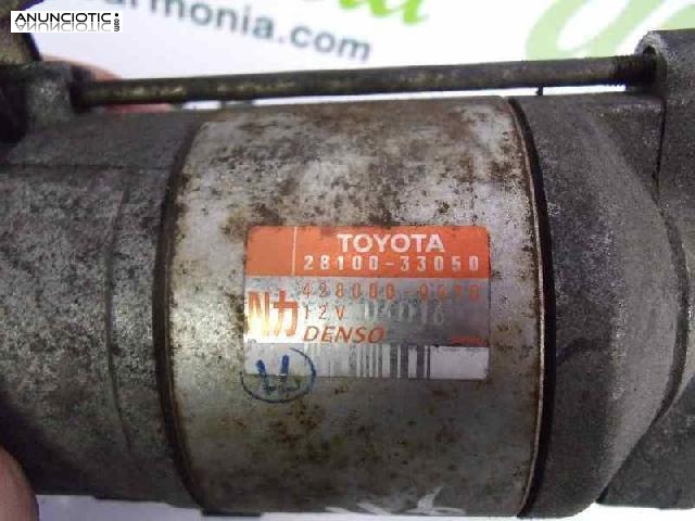 Motor arranque tipo 2810033050 de toyota