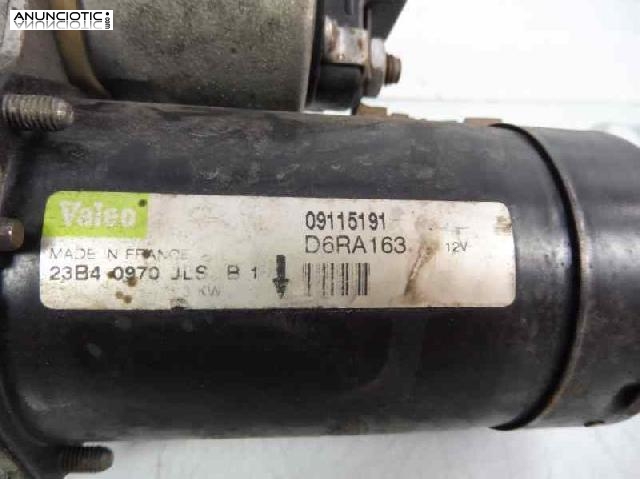 Motor arranque tipo 09115191 de opel -