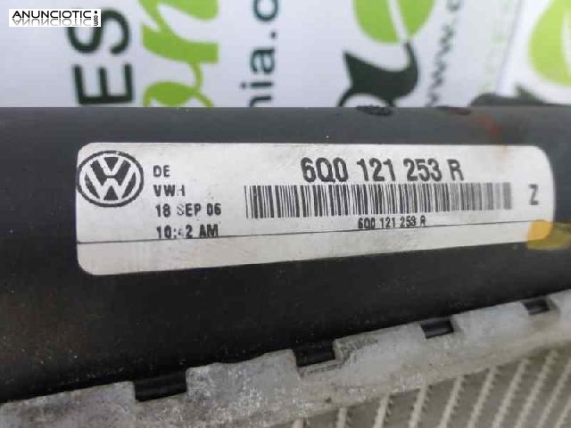 Radiador agua tipo 6q0121253r de skoda - 