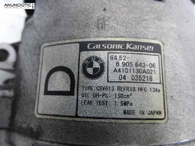 Compresor a/a tipo 6905643-06 de bmw - 