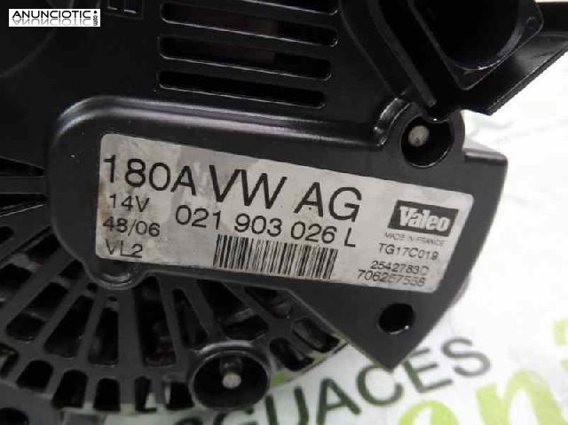 Alternador tipo 021903026l de volkswagen