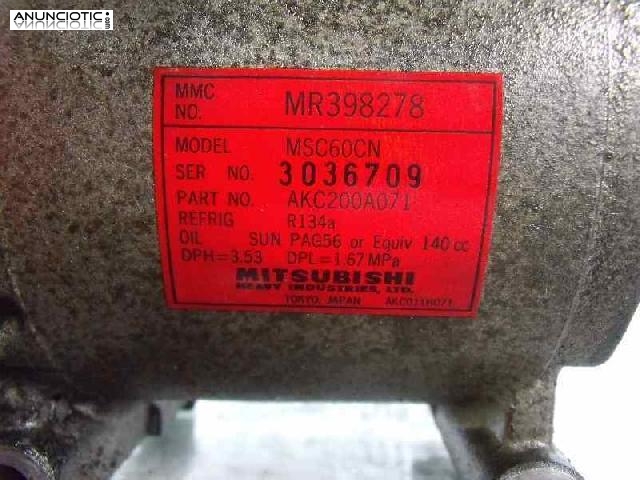 105086 compresor mitsubishi carisma