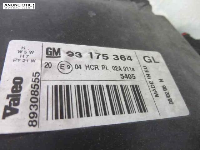 490087 faro opel meriva enjoy