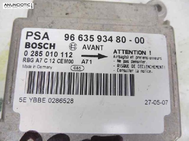 467012 centralita airbag peugeot 207